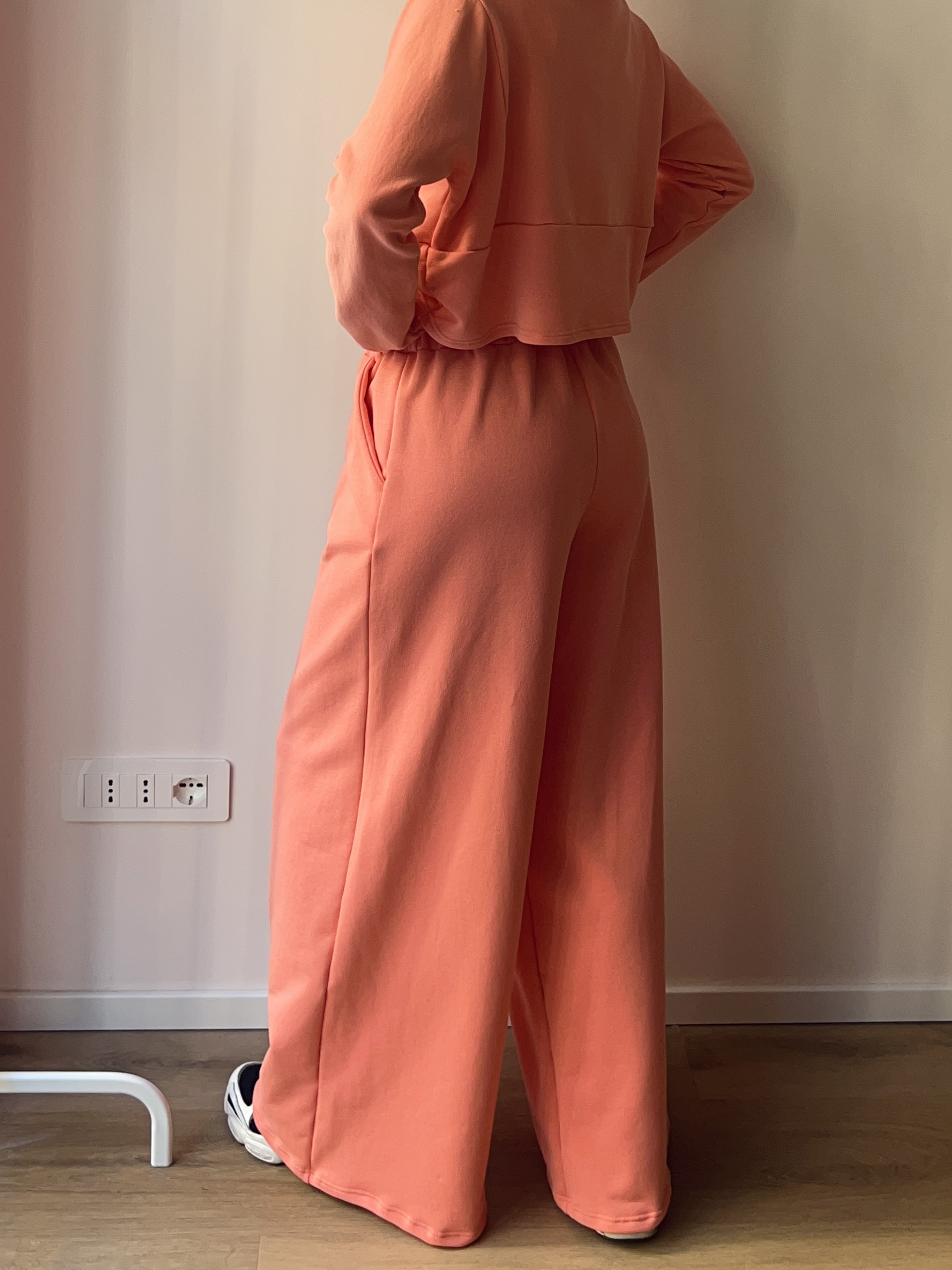 PANTA PALAZZINI SALMONE - immagine 5