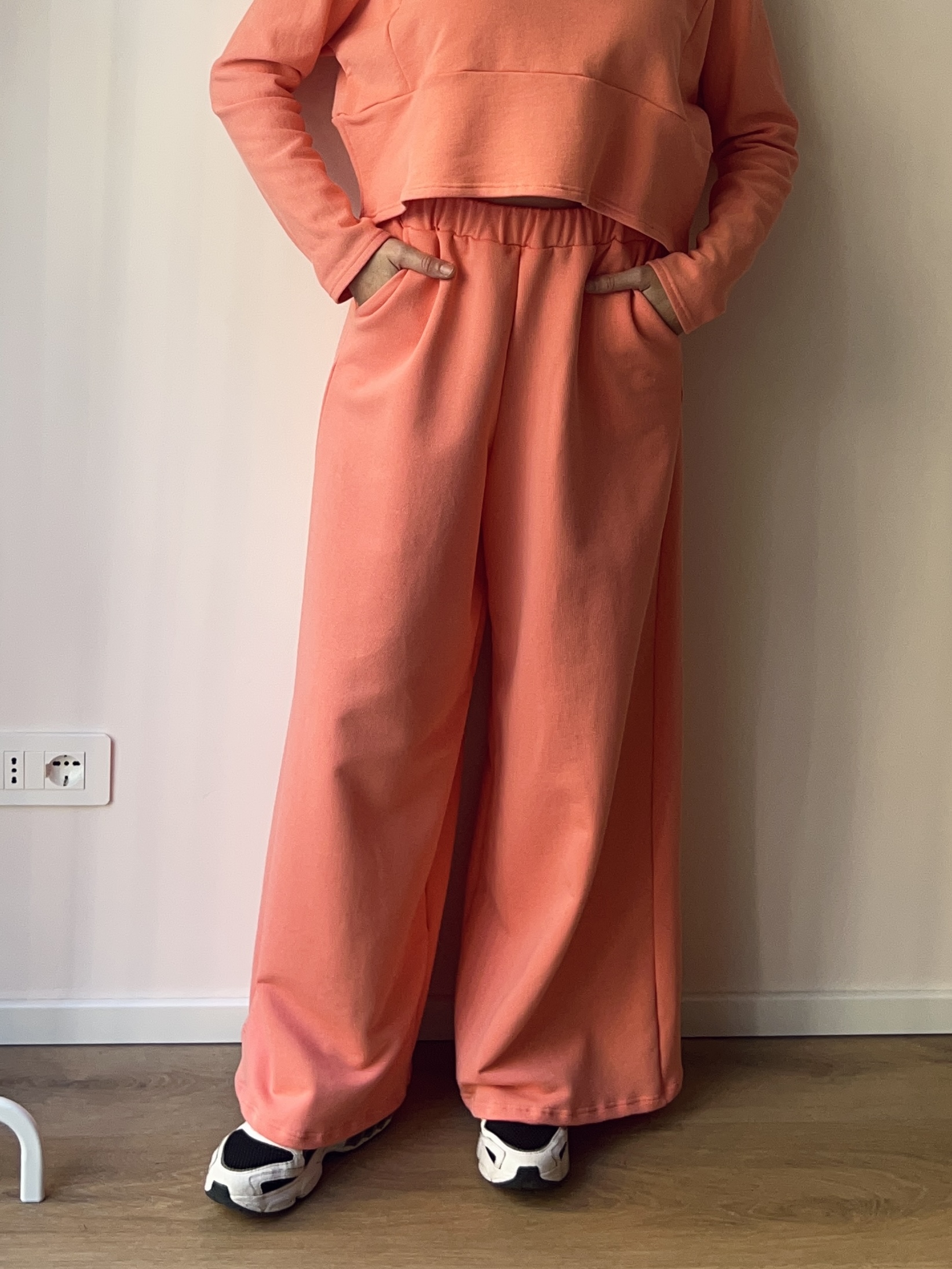 PANTA PALAZZINI SALMONE - immagine 2